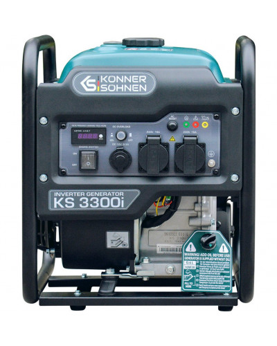 Інверторний бензиновий генератор Konner&Sohnen KS 3300i