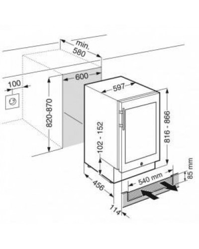 Винный шкаф Liebherr UWKes 1752