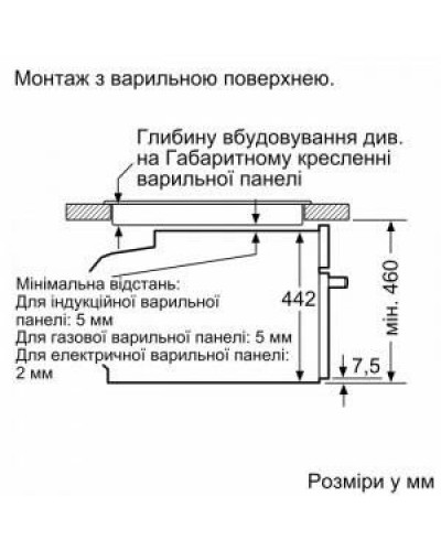 Духовка електрична Bosch CMG7241W1