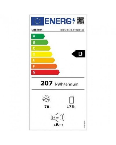 Холодильник з морозильною камерою Liebherr ICBNd 5153