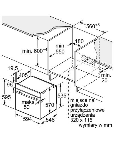 Електрична духовка Bosch HBA553BA0