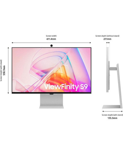 Монітор Samsung ViewFinity S9 5K (LS27C902PAUXDU)