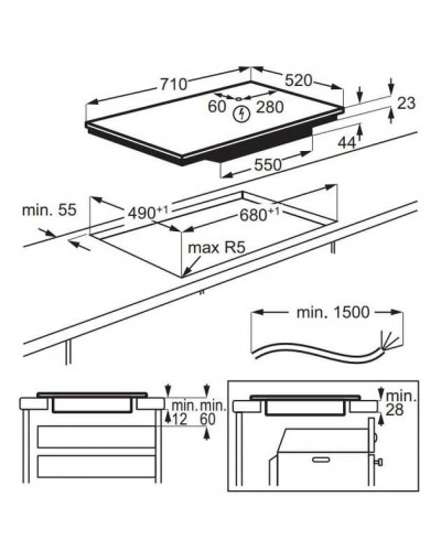 Варочная поверхность электрическая Electrolux EIV734