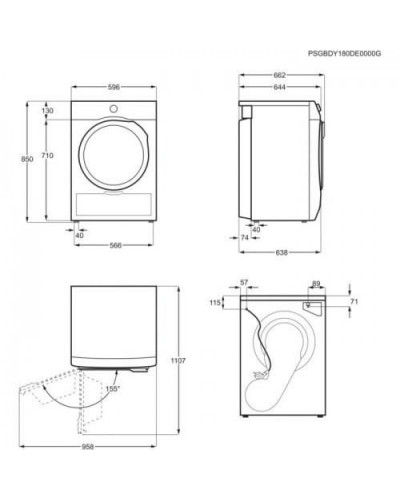 Сушильна машина Electrolux EW9H188SPC