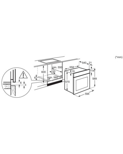 Духовка електрична Electrolux EOD5H70BZ