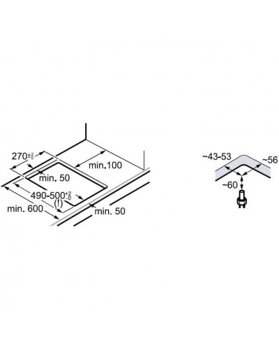 Варильна поверхня газова Bosch PRB3A6B70