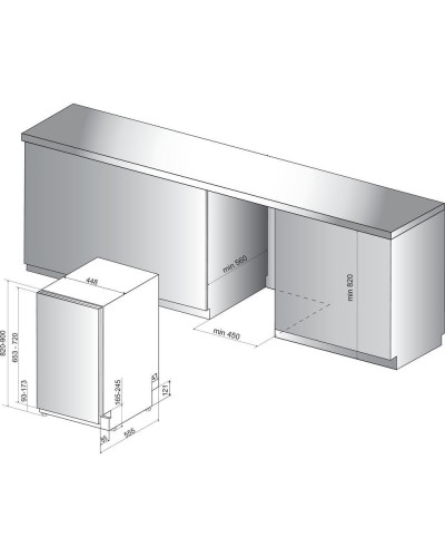 Посудомийна машина Whirlpool WSIC 3M17