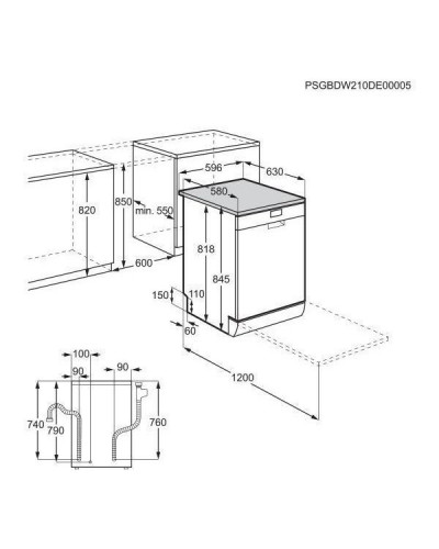 Посудомийна машина Electrolux ESM48310SW