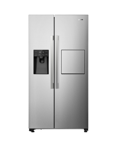 Холодильник з морозильною камерою Gorenje NRS9181VXB