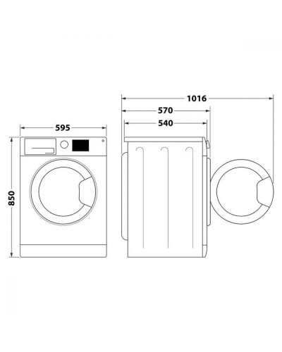 Стиральная машина автоматическая Whirlpool FFWDB 864349 BV