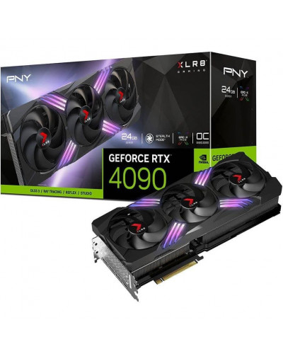 Відеокарта PNY Geforce RTX 4090 24 GB XLR8 Gaming VERTO EPIC-X RGB (VCG409024TFXXPB)