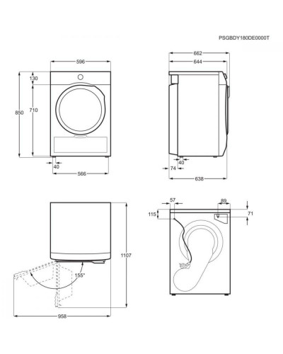 Сушильна машина Electrolux EW8H458BP