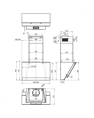 Витяжка похила Gorenje WHI949EXBG