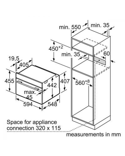 Духовка електрична Bosch CSG7364B1