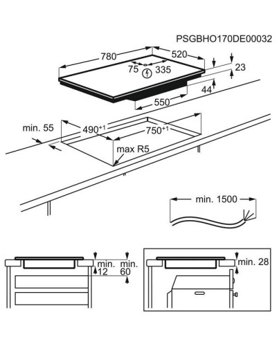 Варочная поверхность электрическая Electrolux EIS82449