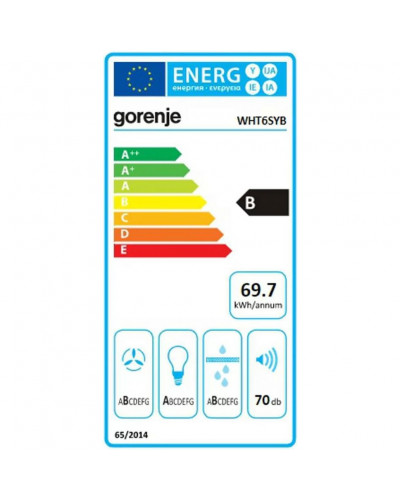 Витяжка Т-подібна Gorenje WHT6SYB