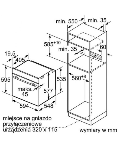 Духовка електрична Siemens HB635GNS1