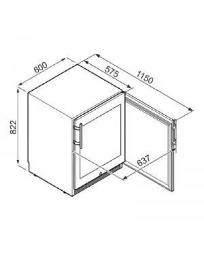 Винна шафа Liebherr WTes 1672
