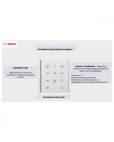 Мікрохвильовка Bosch FFL023MW0