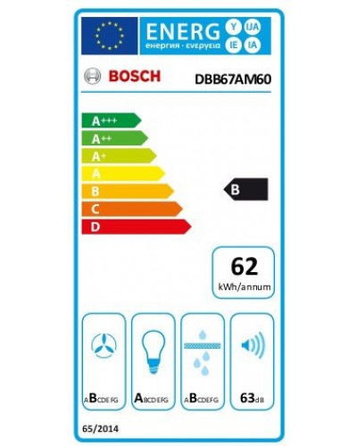 Витяжка вбудована Bosch DBB67AM60