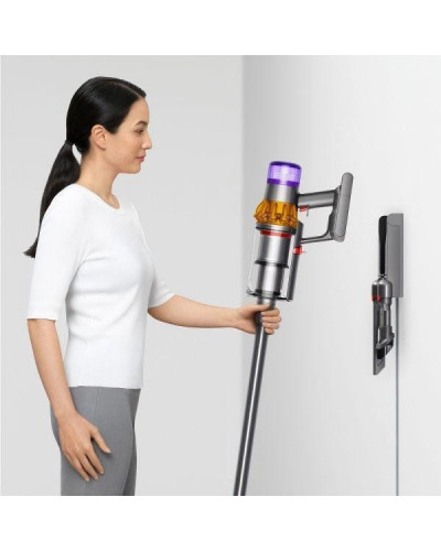 Вертикальний + ручний пилосос (2в1) Dyson V15 Detect Absolute 2023 Yellow/Nickel (446986-01)