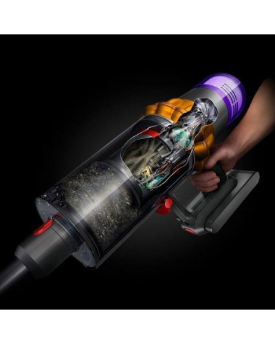 Вертикальний + ручний пилосос (2в1) Dyson V15 Detect Absolute 2023 Yellow/Nickel (446986-01)