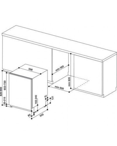 Посудомийна машина Whirlpool WIC3C34PFES