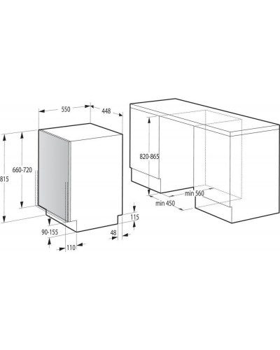 Посудомоечная машина Gorenje GV520E10S