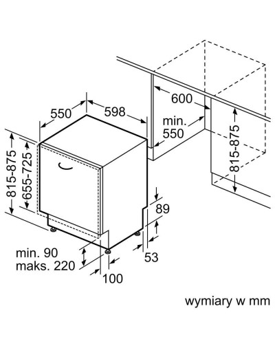 Посудомийна машина Siemens SN63HX52CE