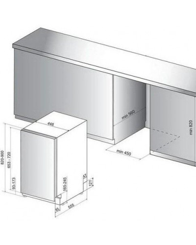 Посудомийна машина Hotpoint-Ariston HSIC 3T127 C