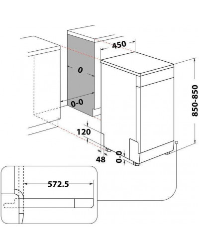 Посудомийна машина Whirlpool WSFO 3O34 PF