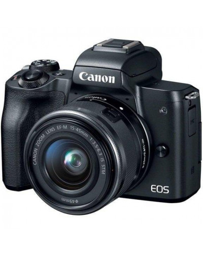 беззеркальный фотоаппарат Canon EOS M50 Mark II kit (15-45mm) IS STM Black (4728C043)