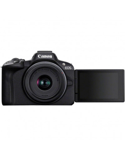 бездзеркальний фотоапарат Canon EOS R50 kit RF-S 18-45mm IS STM Black (5811C033)