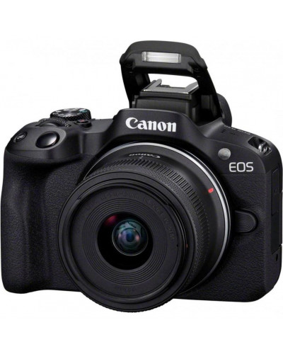 бездзеркальний фотоапарат Canon EOS R50 kit RF-S 18-45mm IS STM Black (5811C033)