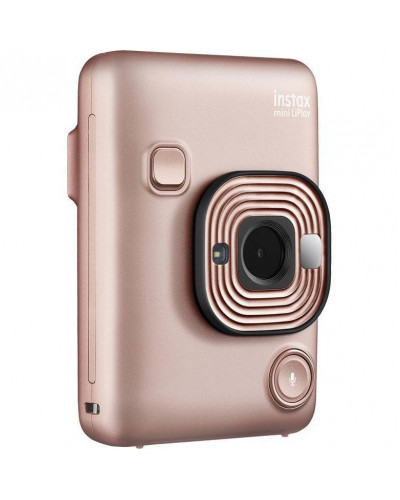 Фотокамера миттєвого друку Fujifilm Instax Mini LiPlay Blush Gold (16631849)