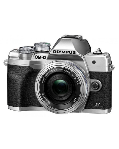 беззеркальный фотоаппарат Olympus OM-D E-M10 Mark IV kit (14-42mm) Silver