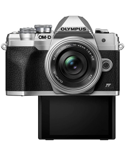 беззеркальный фотоаппарат Olympus OM-D E-M10 Mark IV kit (14-42mm) Silver