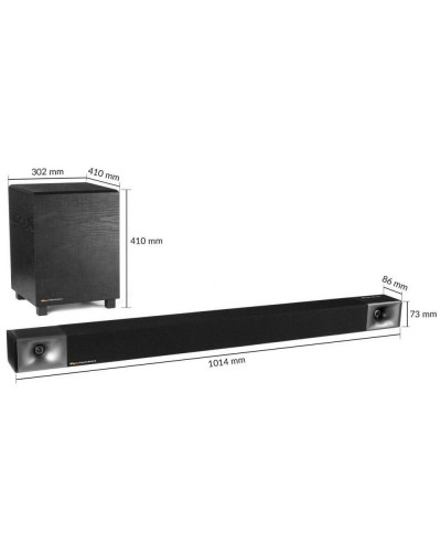 Колонки для домашнего кинотеатра Klipsch Cinema 400 Black