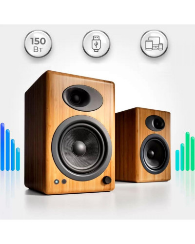 Моноблочна акустична система AudioEngine A5+ BT Bamboo