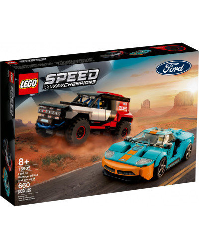 Авто-конструктор LEGO Ford GT Heritage Edition and Bronco R (76905)