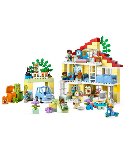 Блоковий конструктор LEGO Duplo Сімейний будинок 3 в 1 (10994)