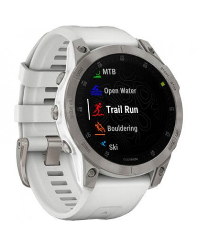 Смарт-часы Garmin Epix (Gen 2) Sapphire - White Titanium (010-02582-20/21)