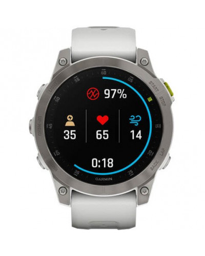 Смарт-часы Garmin Epix (Gen 2) Sapphire - White Titanium (010-02582-20/21)