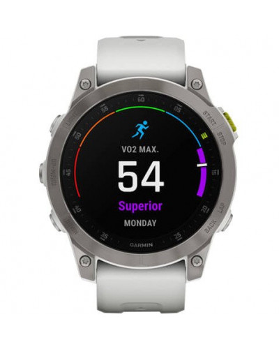 Смарт-часы Garmin Epix (Gen 2) Sapphire - White Titanium (010-02582-20/21)