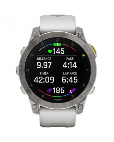 Смарт-часы Garmin Epix (Gen 2) Sapphire - White Titanium (010-02582-20/21)