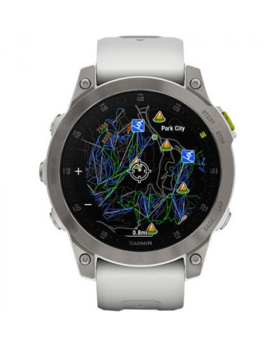 Смарт-часы Garmin Epix (Gen 2) Sapphire - White Titanium (010-02582-20/21)