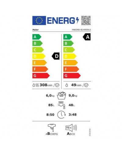 Стиральная машина автоматическая Haier HW90-B14959U1