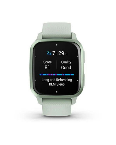 Смарт-годинник Garmin Venu Sq 2 Metallic Mint Aluminum Bezel with Cool Mint Case and Silicone Band (010-02701-02/12/82)