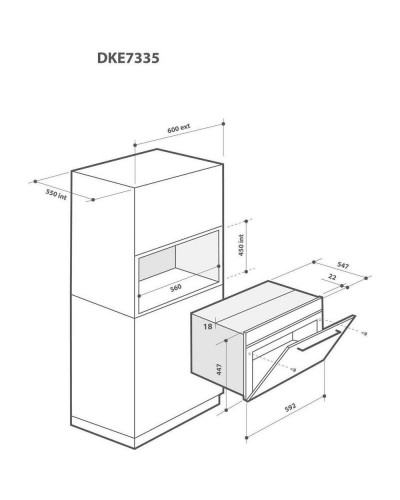 Микроволновка De Dietrich DKE7335BB