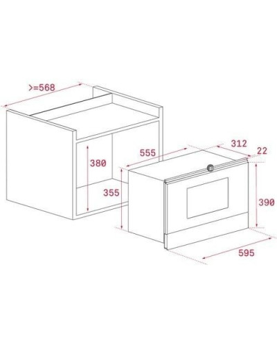 Микроволновка с грилем Teka ML 8220 BIS SM (112030004)